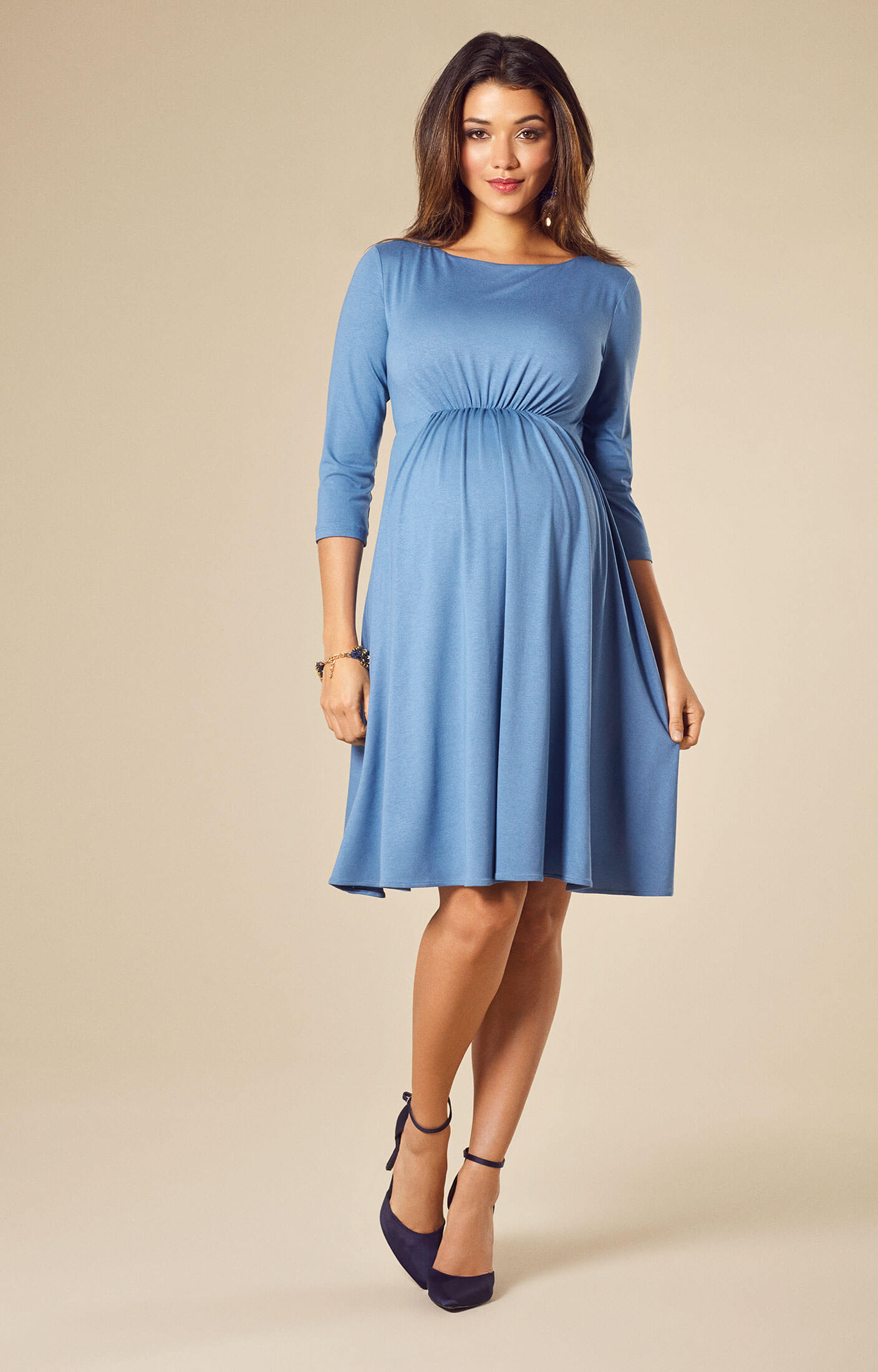 Cathy Maternity Dress Short Lagoon Blue Maternity Wedding Dresses Evening Wear And Party 