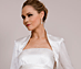 View additional images of Silk Satin Bolero (Ivory)