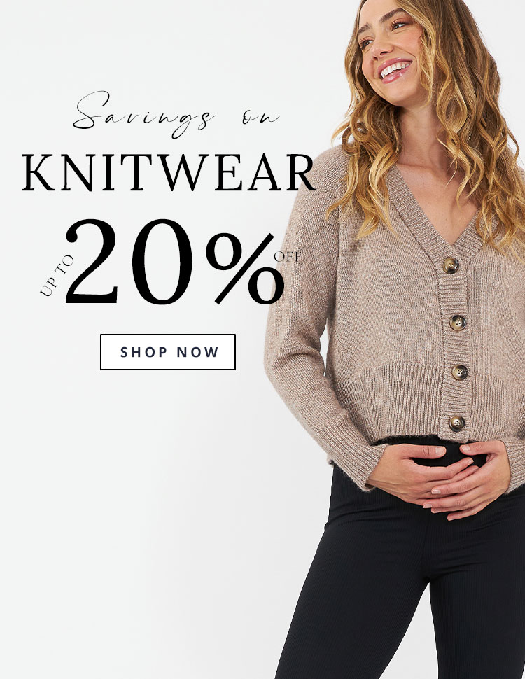 Savings on Knitwear - up to 20% off