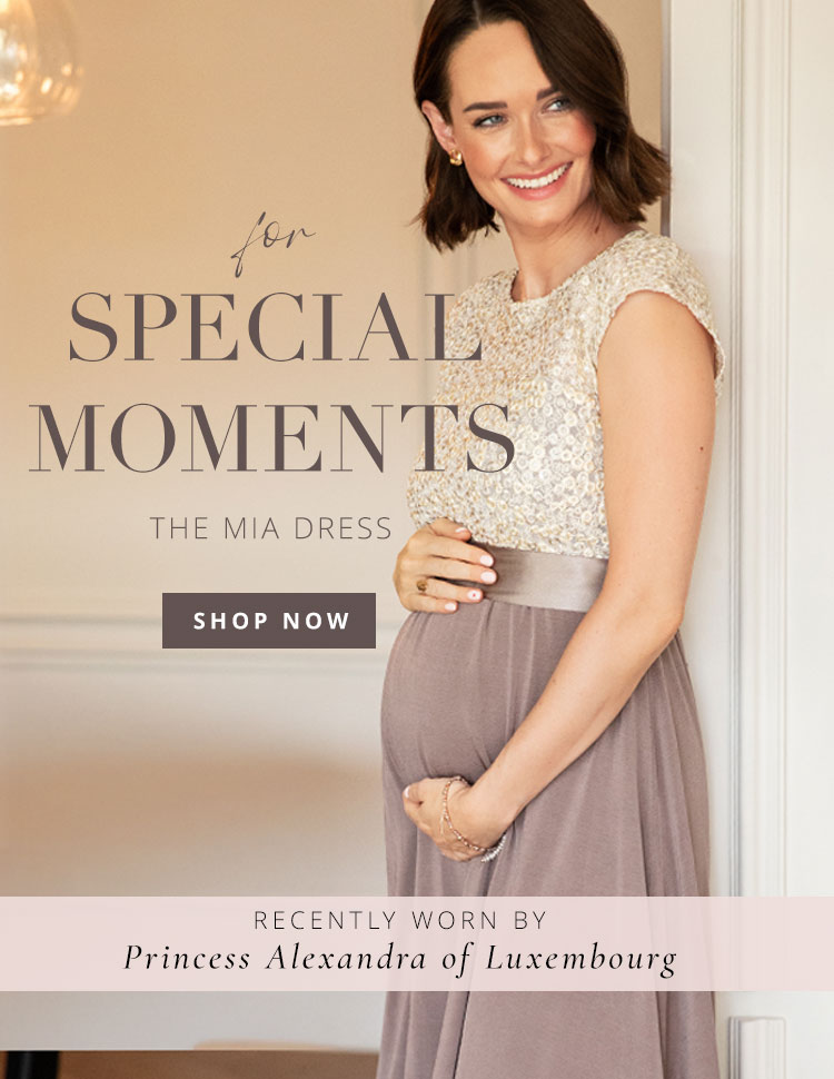 Mia Maternity Dress Dusky Truffle Mia Maternity Dress Dusky Truffle