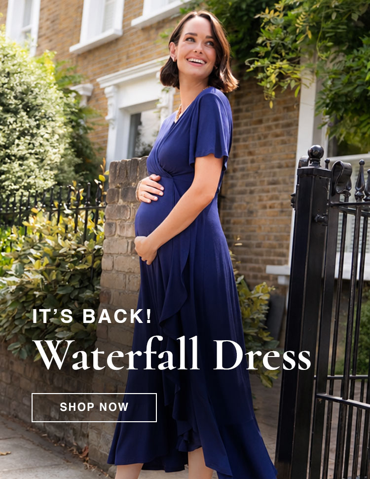 Waterfall Midi Dress (Eclipse Blue) Waterfall Midi Dress (Eclipse Blue)