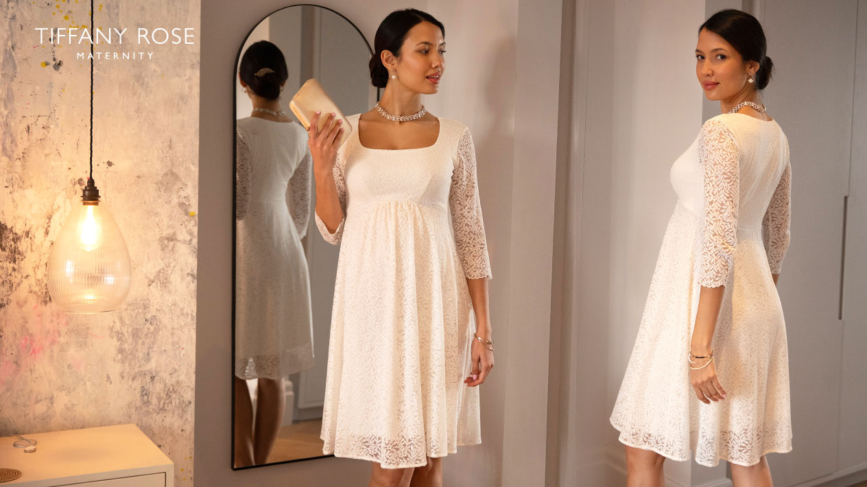 Lucienne Lace Maternity Wedding Dress Lucienne Lace Maternity Wedding Dress