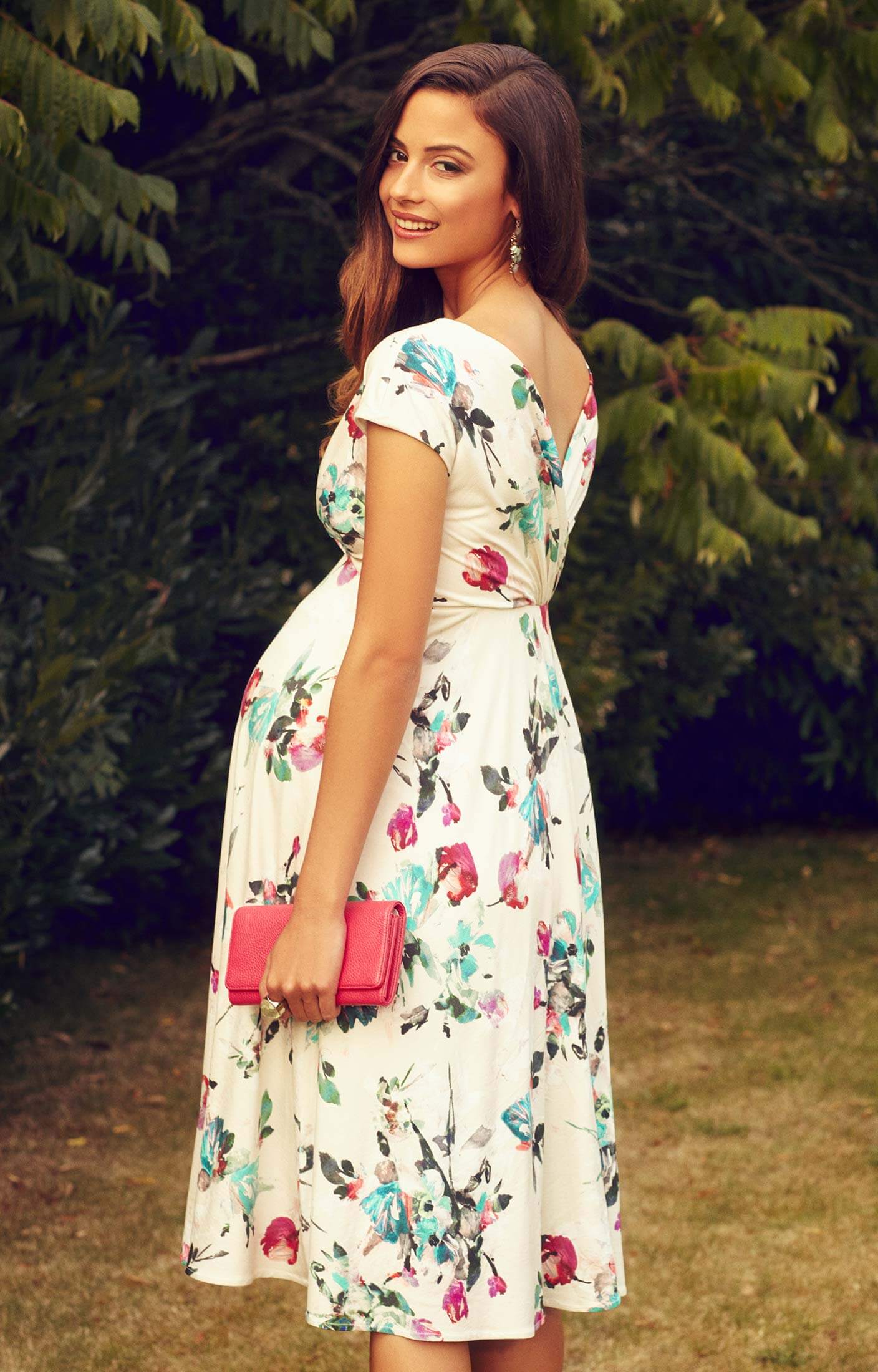Stunning Floral Maternity Outfit