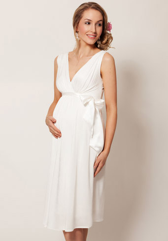 Anastasia Maternity Wedding Dress Short (Ivory) - Maternity Wedding ...