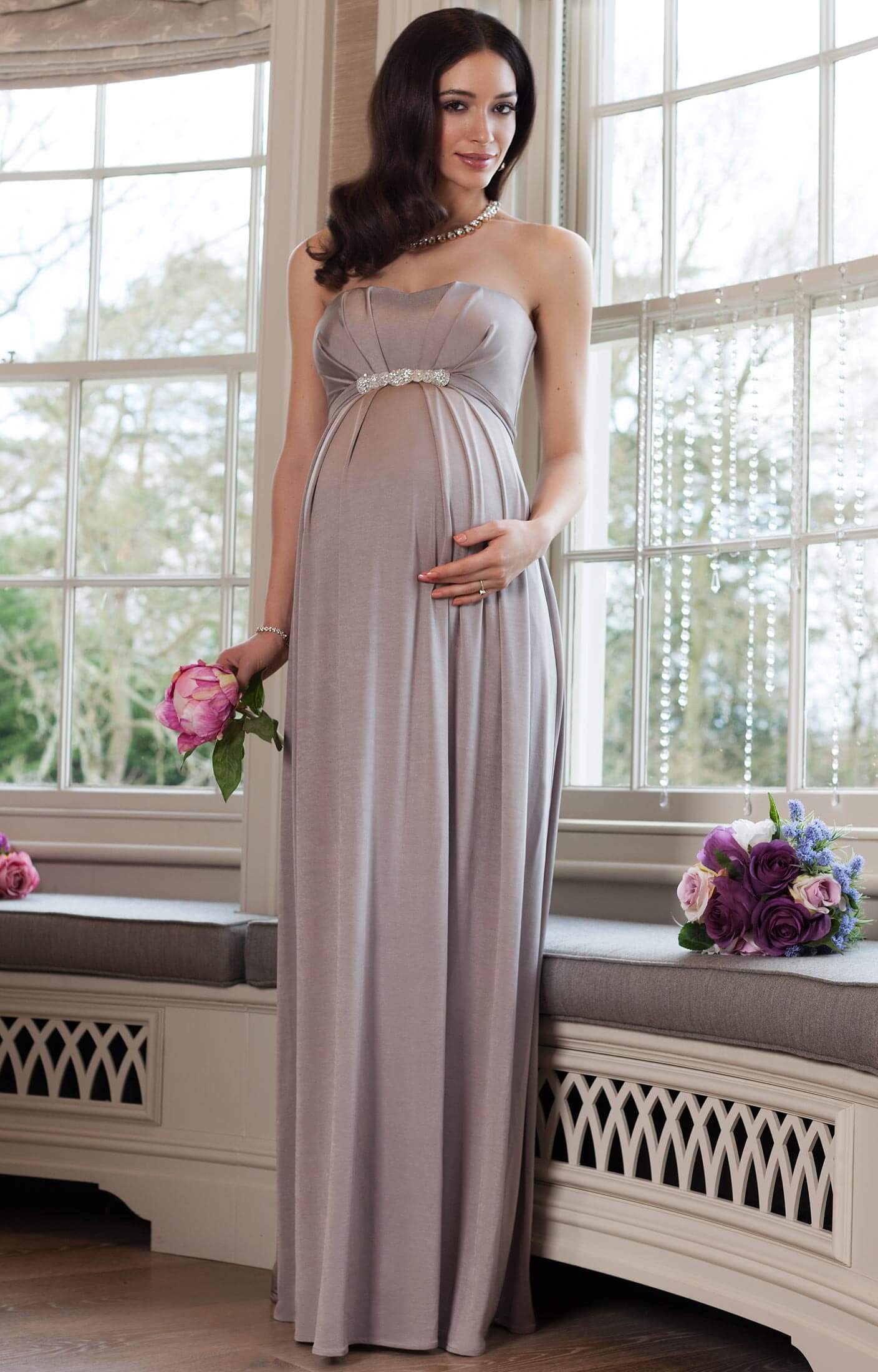 Annabella maternity gown cappuccino - Maternity Wedding Dresses ...