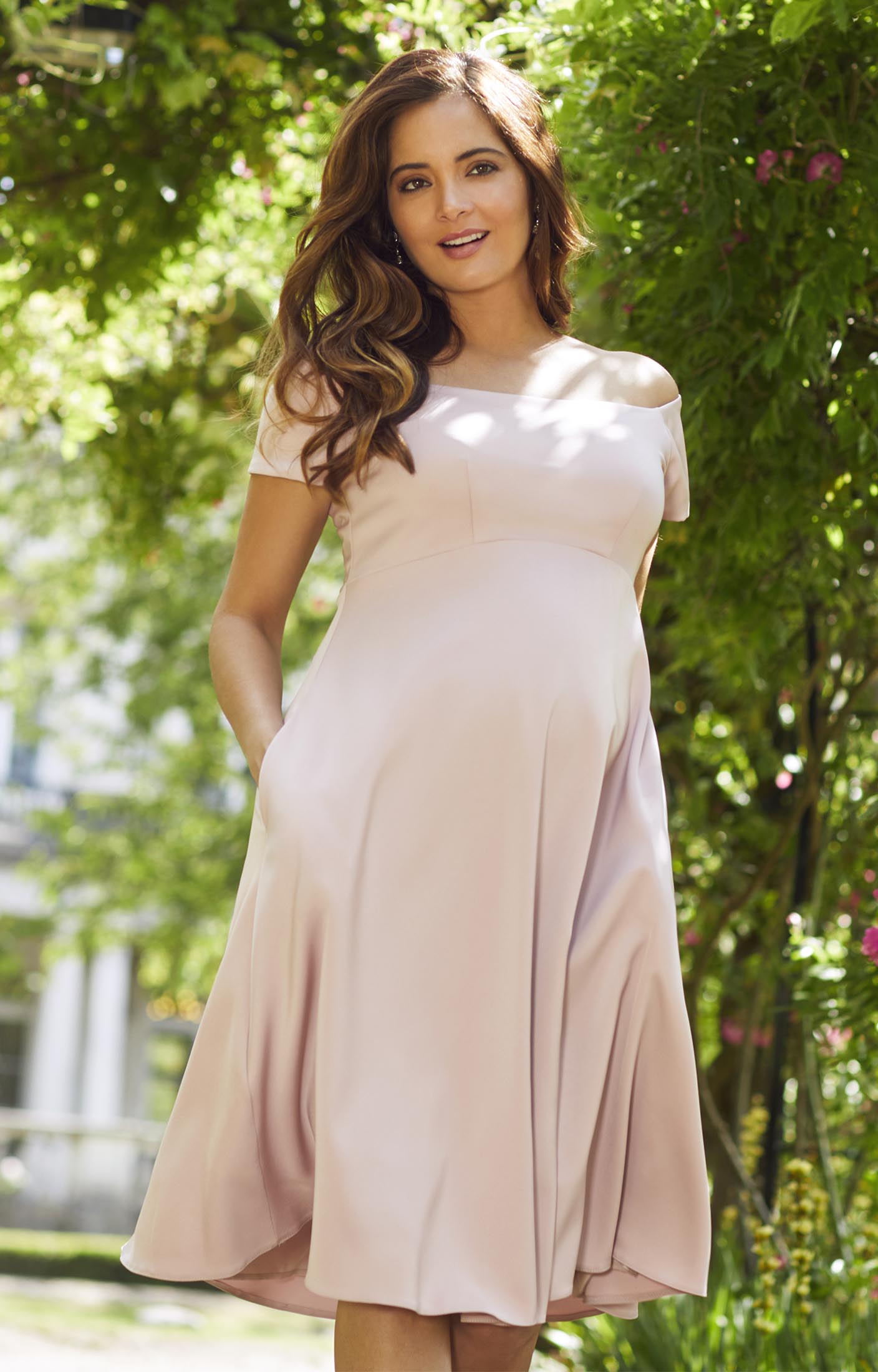 Aria Maternity Dress Mellow Rose Pink - Maternity Wedding Dresses, Evening  Wear and Party Clothes by Tiffany Rose NO