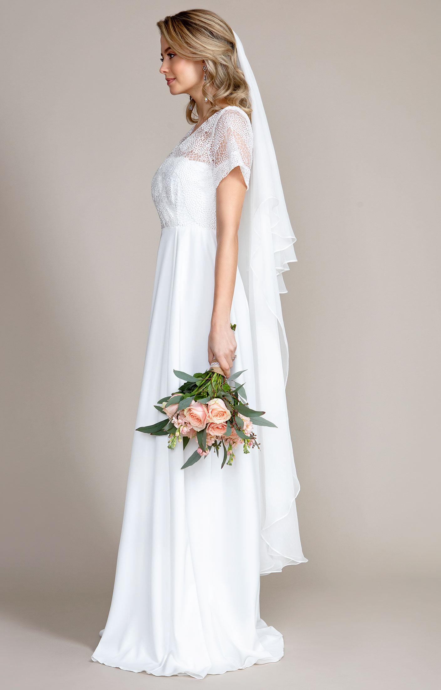 Luxury Bridal Silk Chiffon Bra Wedding Ligerie -  Canada