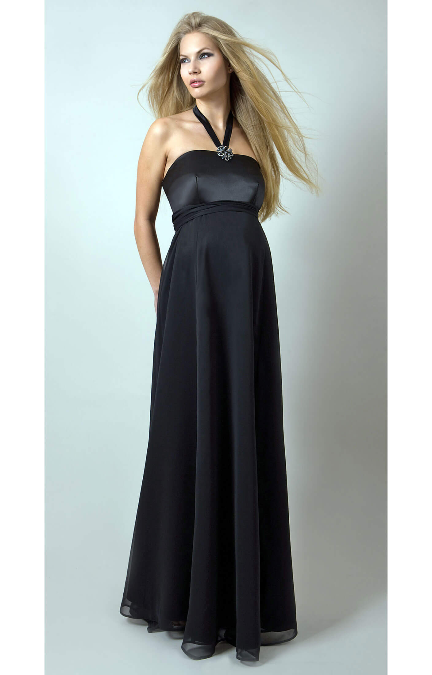Black Tie Maternity Gown - Maternity Wedding Dresses, Evening Wear and  Party Clothes by Tiffany Rose US