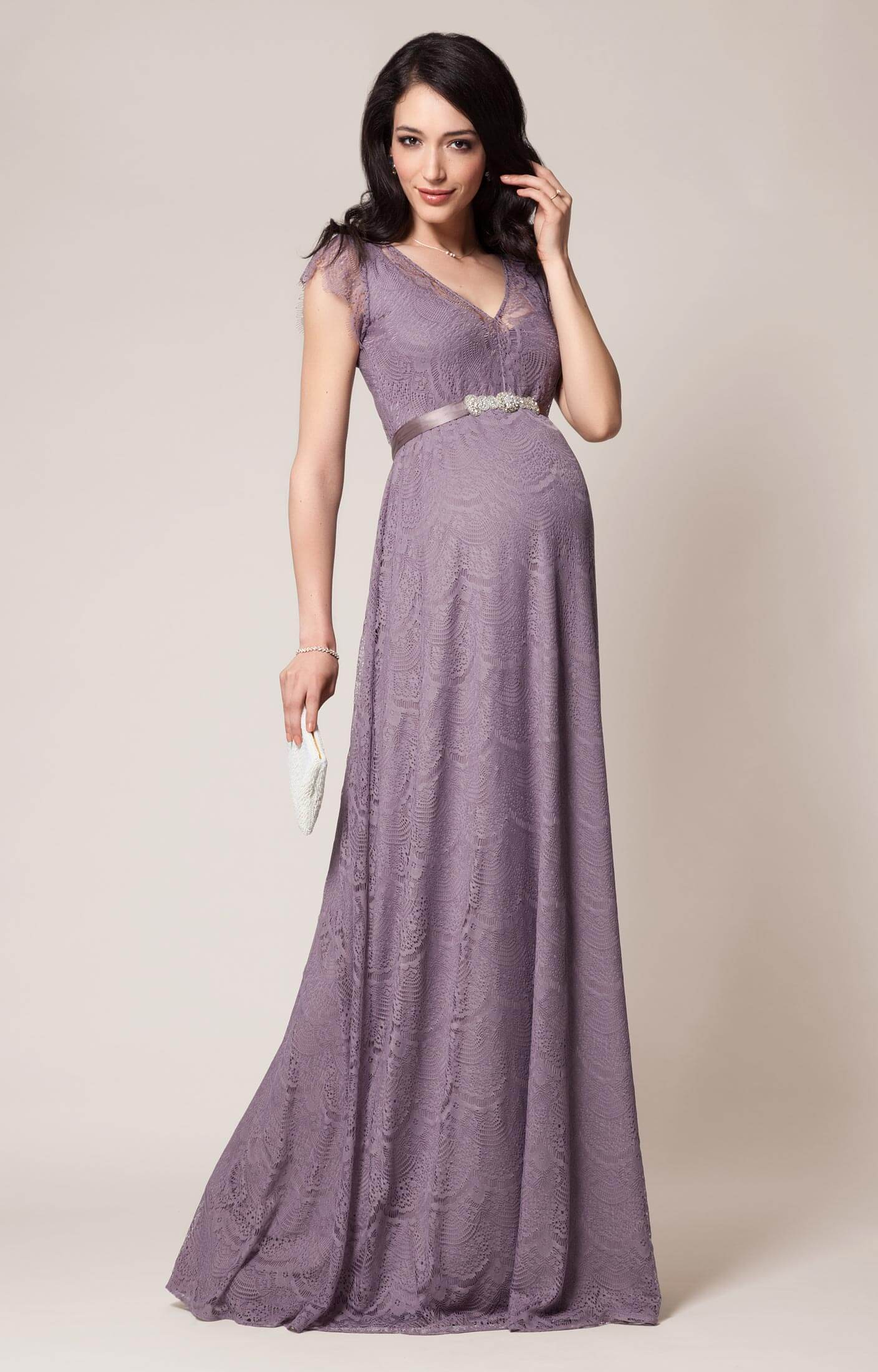 Kristin Maternity Gown Long Wisteria - Maternity Wedding Dresses ...