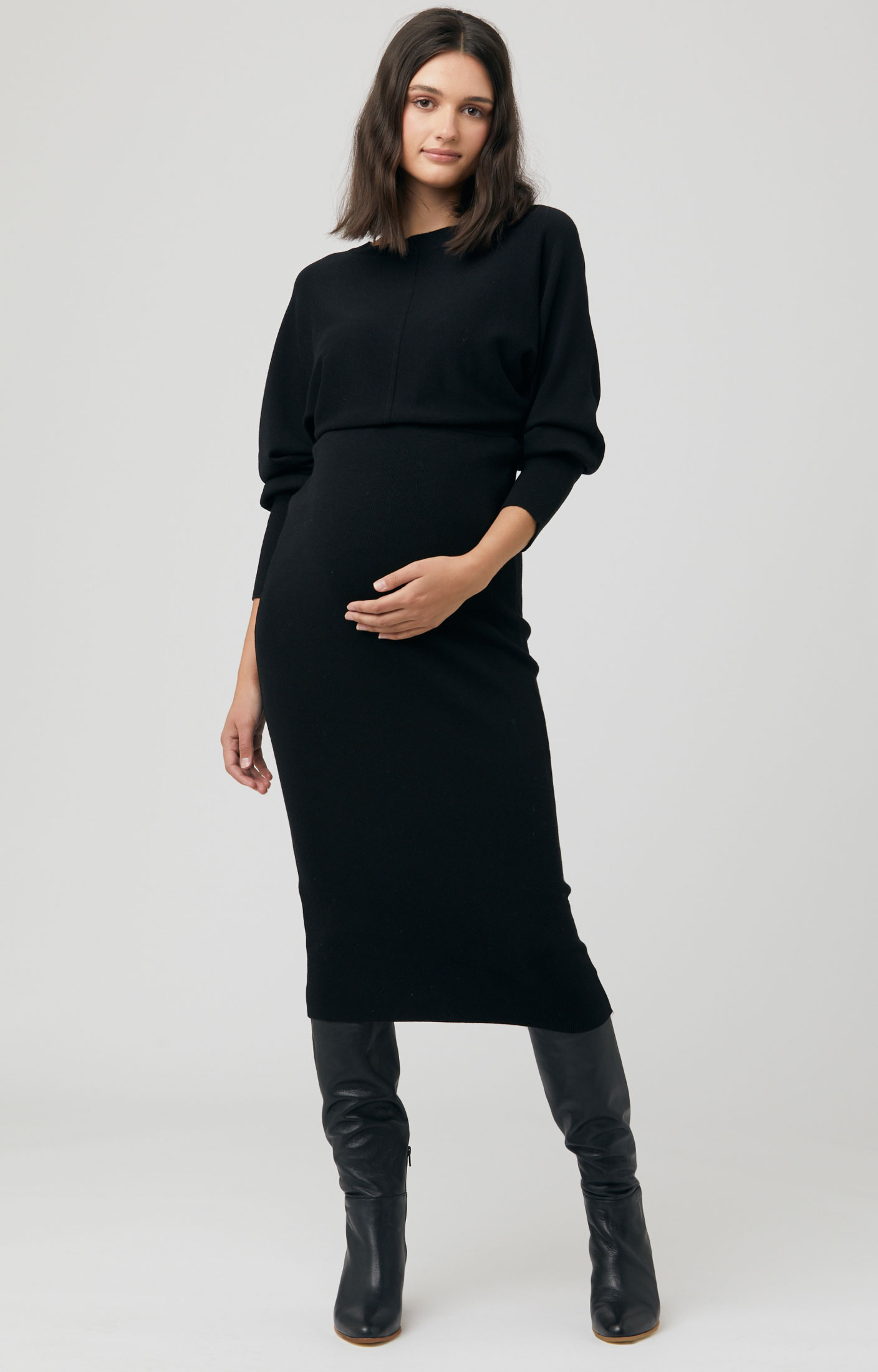 Knitted maternity-dress with 20% discount!