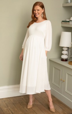 Verona Maternity Wedding Dress Short Ivory White - Maternity Wedding  Dresses, Evening Wear and Party Clothes by Tiffany Rose CA