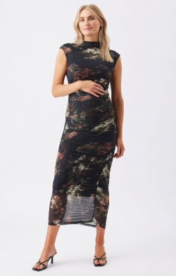 Vella Mesh Dress (Black)