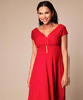 Robe de Grossesse Alessandra Rouge Cardinal by Tiffany Rose