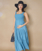 Ayla Maxi Dress (Azure Blue) by Tiffany Rose