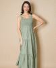 Ayla Maxi Dress (Pale Olive) by Tiffany Rose