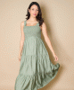 Ayla Maxi Dress (Pale Olive) by Tiffany Rose