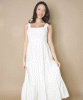 Ayla Maxi Dress (Soft White) by Tiffany Rose