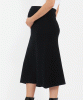 A-Line Knit Maternity Skirt (Black) by Tiffany Rose