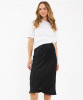 Crystal Satin Maternity Skirt (Black) by Tiffany Rose