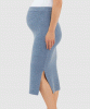 Dani Knit Maternity Skirt (Denim Marle) by Tiffany Rose