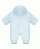 Abel Fleece Pramsuit (Pale Blue) by Tiffany Rose