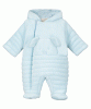 Abel Fleece Pramsuit (Pale Blue) by Tiffany Rose