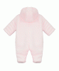 Alison Fleece Pramsuit (Pale Pink) by Tiffany Rose