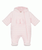 Alison Fleece Pramsuit (Pale Pink) by Tiffany Rose