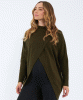 Hallie Cross Over Knit (Khaki) by Tiffany Rose