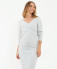 Heidi Nursing Knit Dress (Snow Marle) by Tiffany Rose