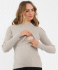 Lift Up Nursing Knit (Stone) by Tiffany Rose