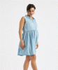 Bec Chambray Dress (Clean Blue) by Tiffany Rose