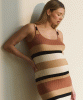 Sarah Stripe Knit Maternity Dress (Amber Black) by Tiffany Rose