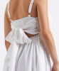 Simone Tie Back Linen  Dress by Tiffany Rose