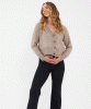 Sunday Knit Maternity Cardigan (Mocha) by Tiffany Rose